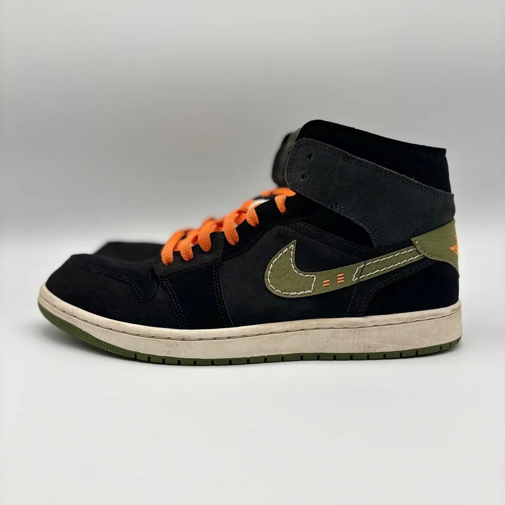 Air Jordan 1 Mid SE Craft Anthracite Sky J Light Olive FD6817-003 Mens 11